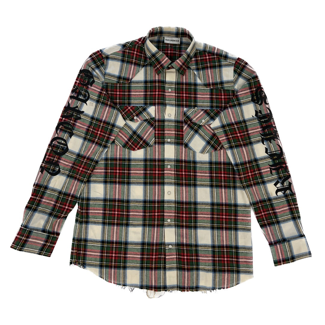 RGC - Distressed Flannel White