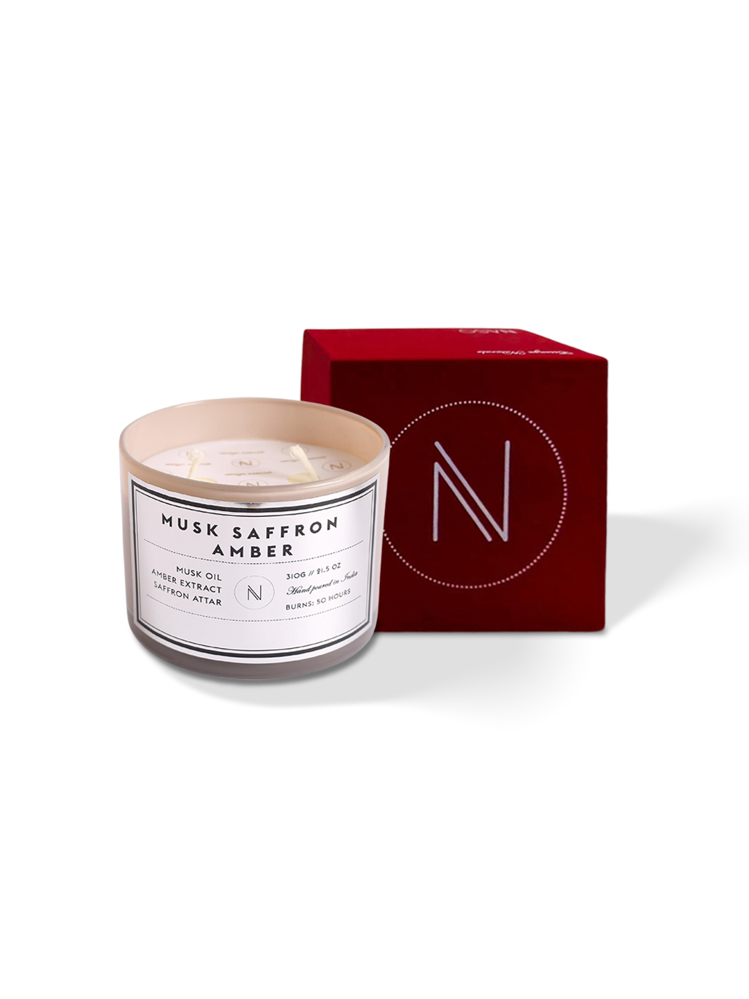 Naso-Musk Amber Saffron Candle