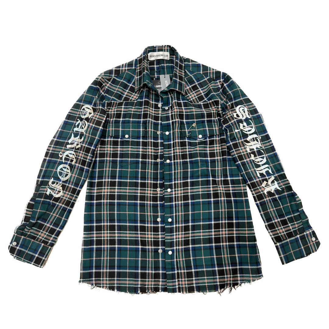 RGC - Distressed Flannel Green