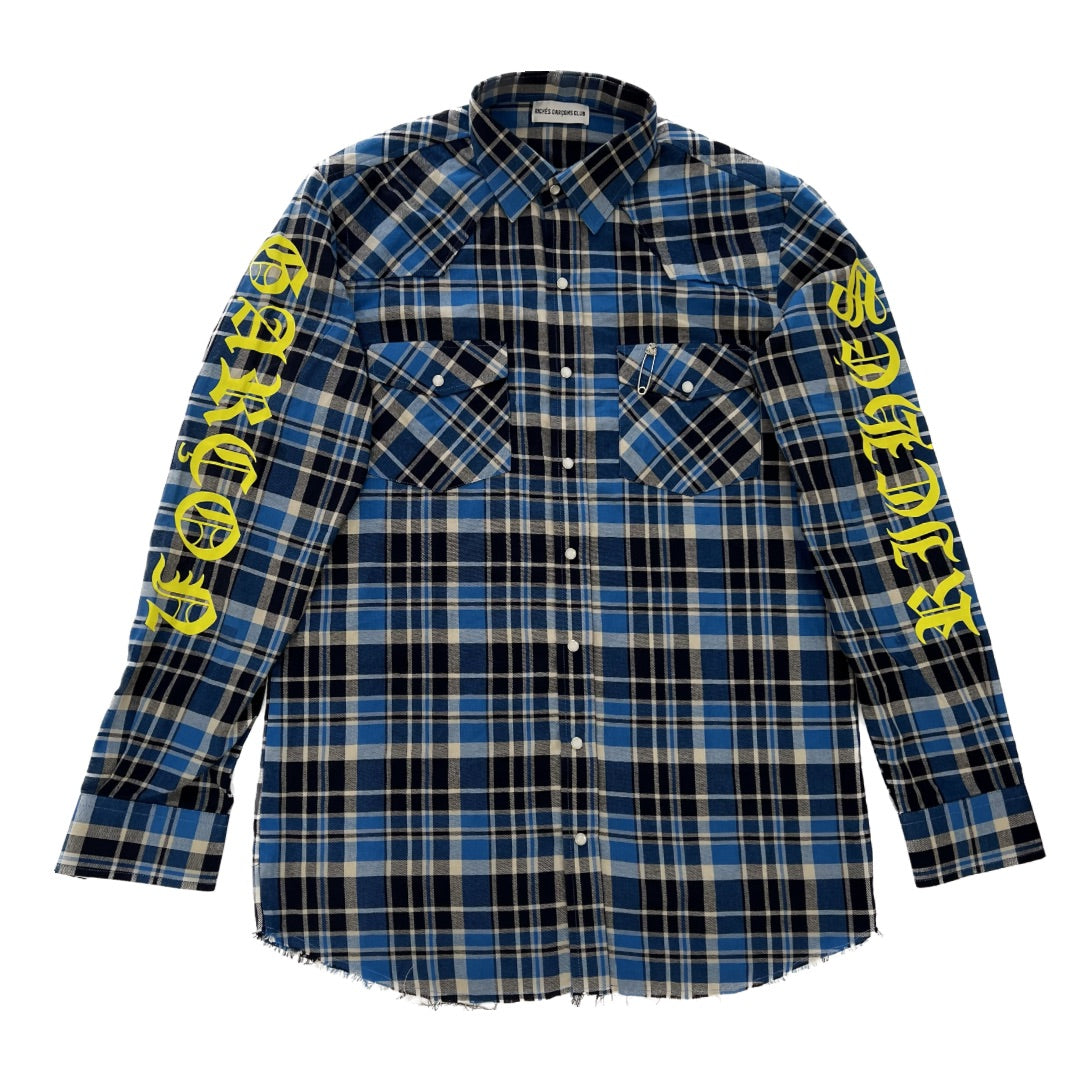 RGC - Distressed Flannel Blue