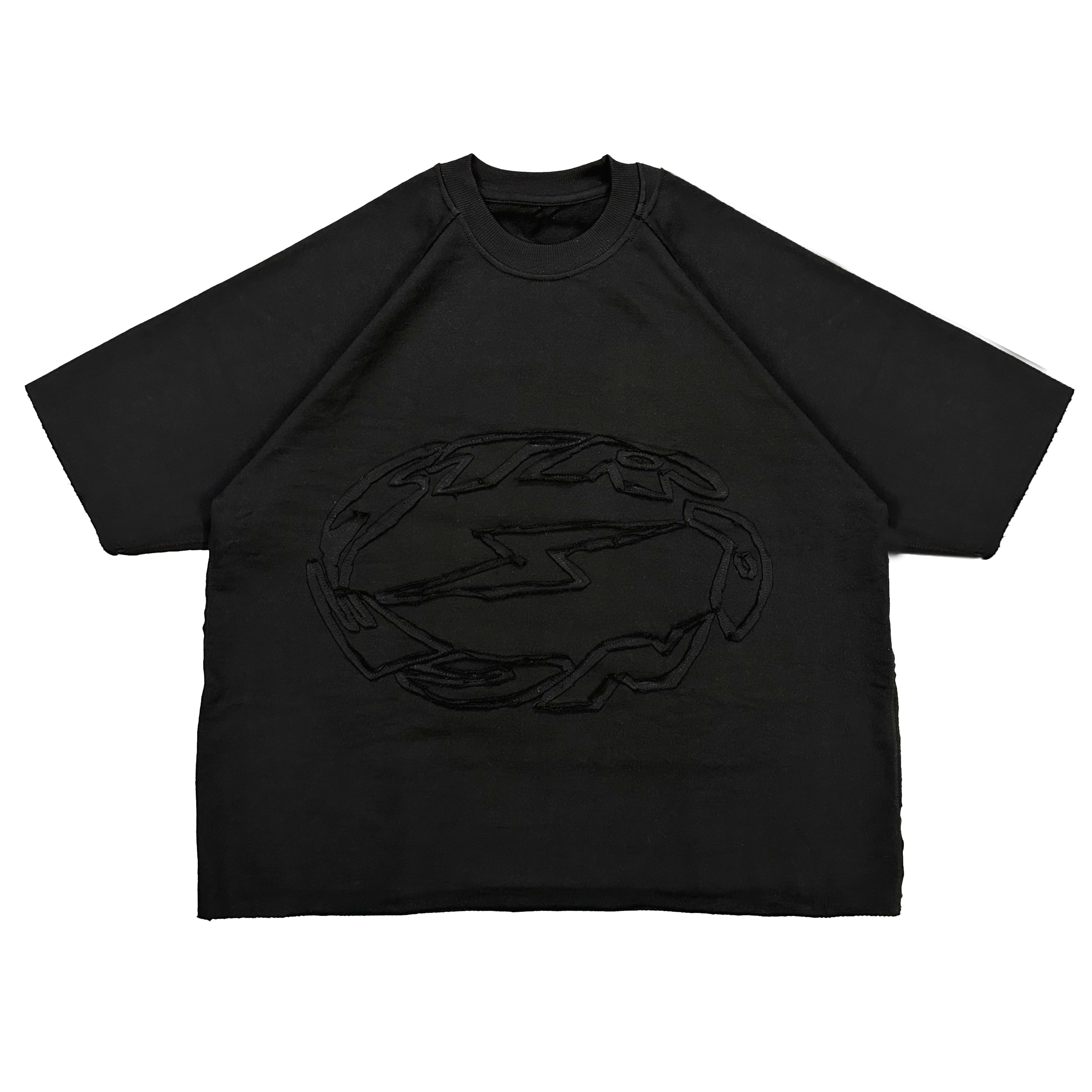 STRANGE-UNFINISHED TEE Black